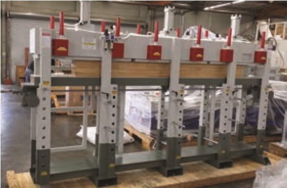 AT-1202 Stile Press – Adjustable Platen